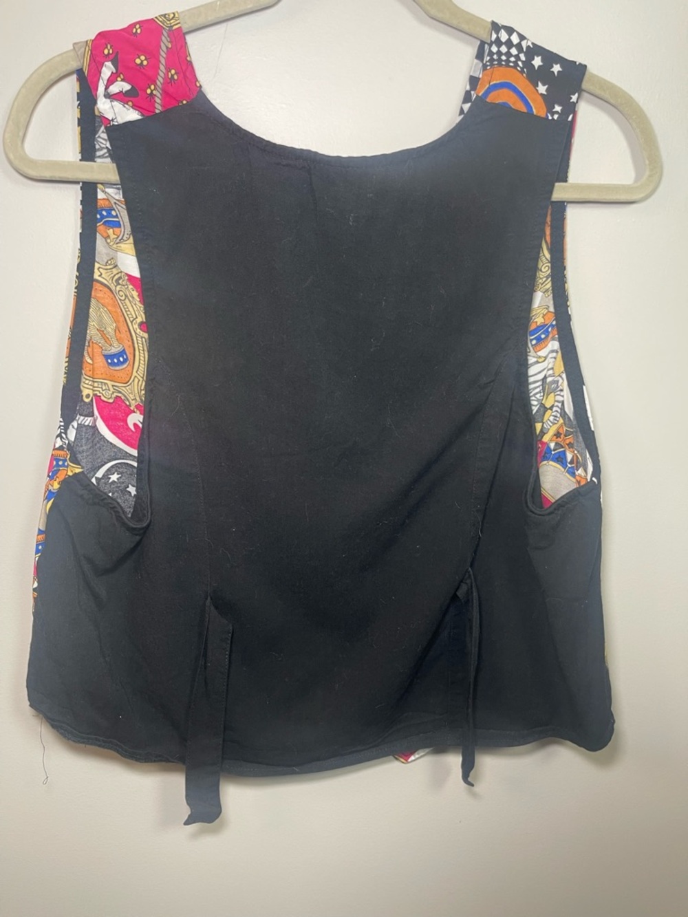 Rampage Bold Printed V-Neck Women's Vest Top - Pink/Multi - Picture 5 of 5
